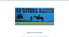 Desktop Screenshot of 49riversranch.com